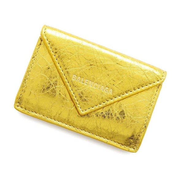 Balenciaga Tri Gold Wallet - Picture 1 of 8